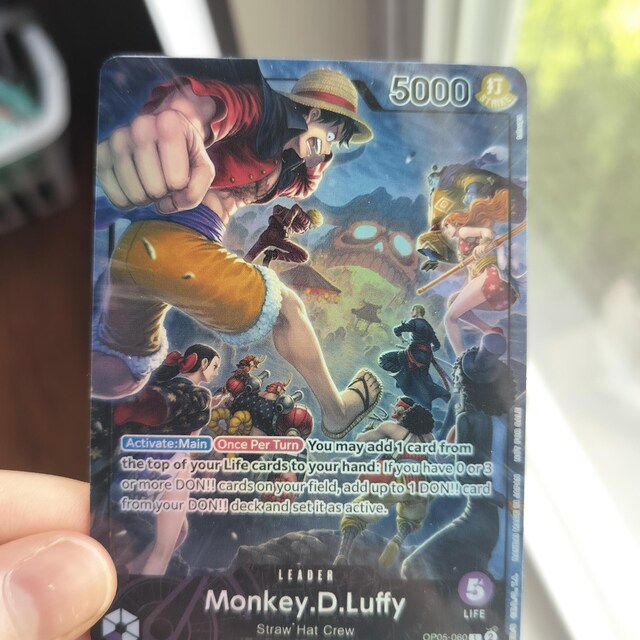 Monkey D. Luffy OP05-060 Leader Proxy One Piece Card Game - Etsy