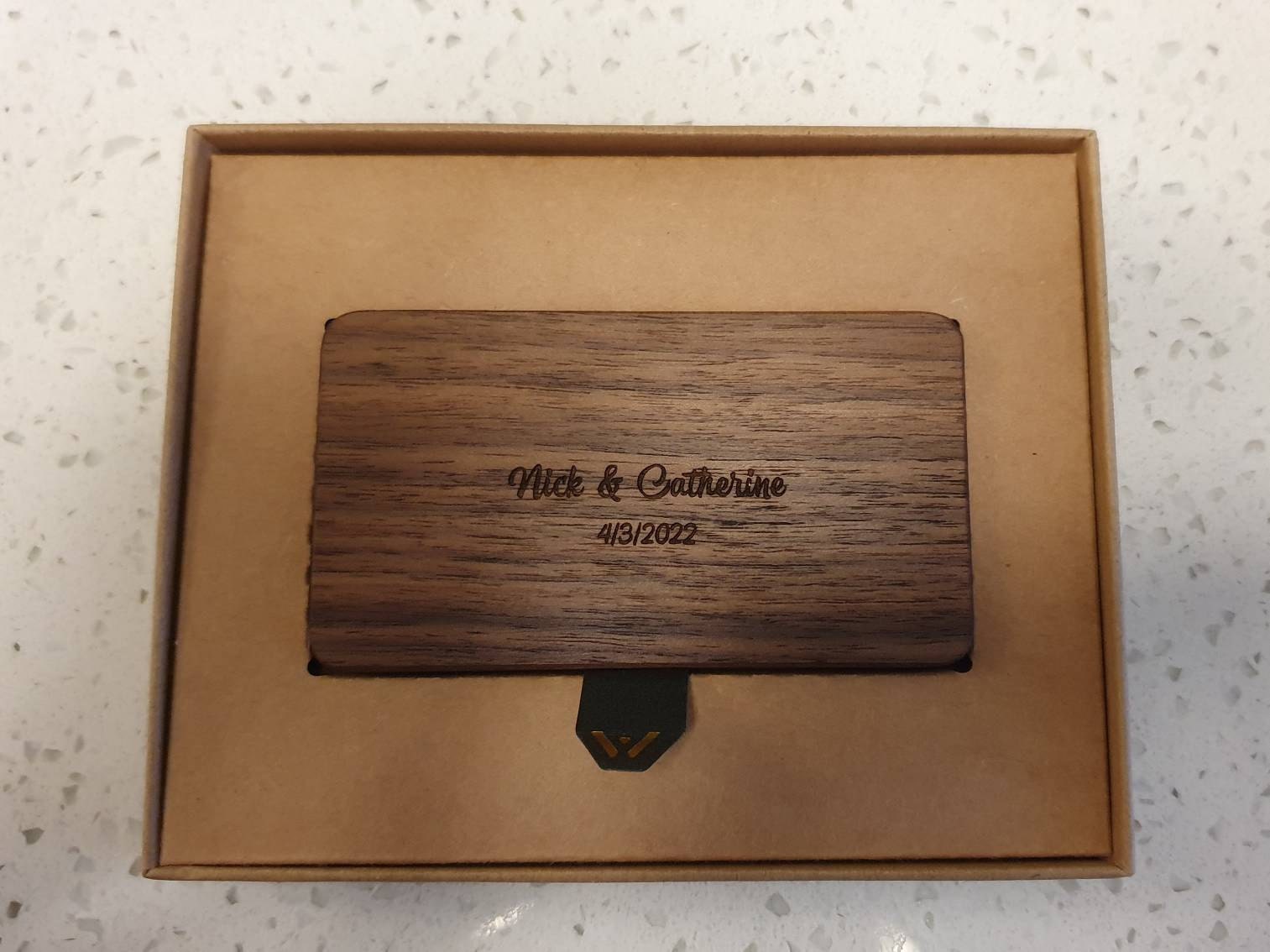 Wedding Ring Box, Wedding Gift, Woodsbury, Anniversary Gift, Wooden Box, Ring Box, Valentine&#39;s Gift, Handmade box, Walnut Timber (Wedding)