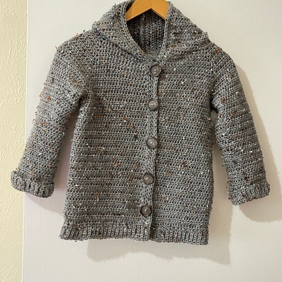 Cozy Hoodie Crochet Pattern in Size's Preemie to 10 Years Digital ...