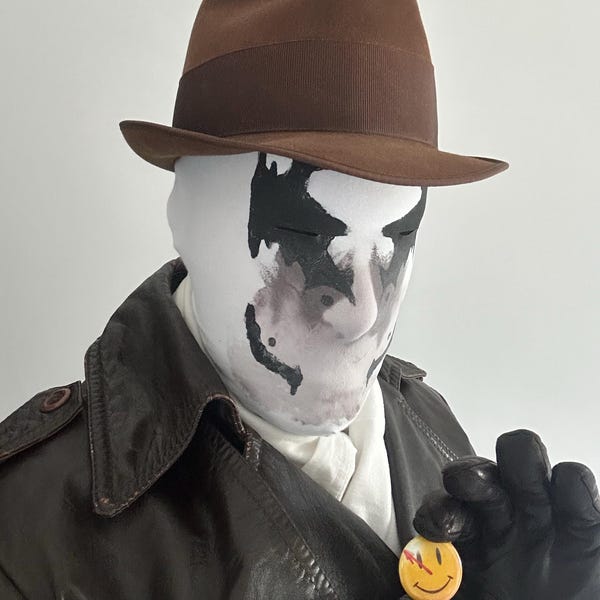 Rorschach Mask With REAL Moving Inkblots - Etsy