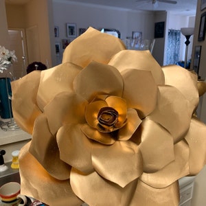 DIY Large Flower Templates for Party Backdrop Decor, DIY Giant Paper ...