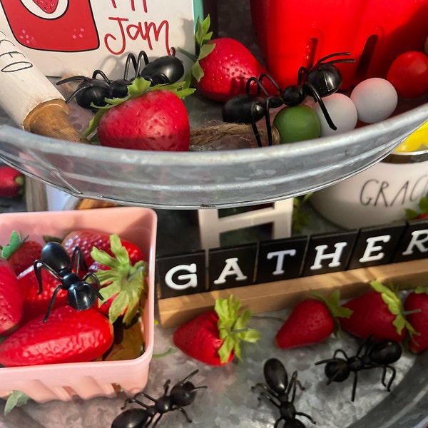 12 Large 3-D Ants, Plastic Ant Cupcake & Cake Toppers, Picnic Decor - Etsy