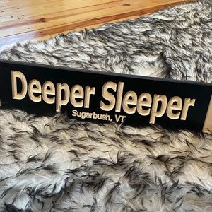 CUSTOM Wooden Trail Sign 4x18 - Etsy