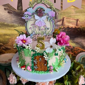 Fairy One Cake Topper, Fairy Themed 1st Birthday Cake Topper, Whimsical  First Birthday Decorations, Pixie 1st Birthday Cake Topper by RSVP Parties  and Events