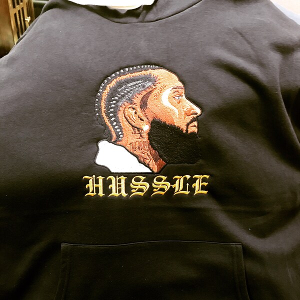 Rapper #6 Embroidery File 4x4, 5x7,6x9, 6x10 or Bigger Size Jef, Pes ...