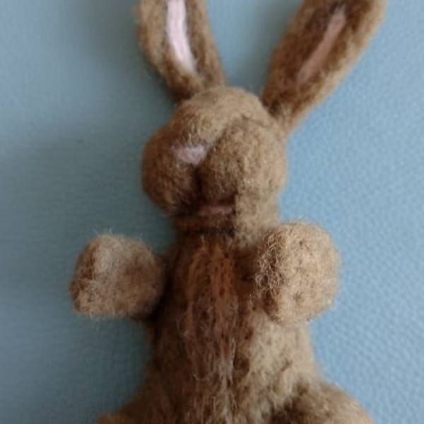 PDF FILES Needle Felt Pattern - Realistic Sleeping Baby Bunny - Instant ...
