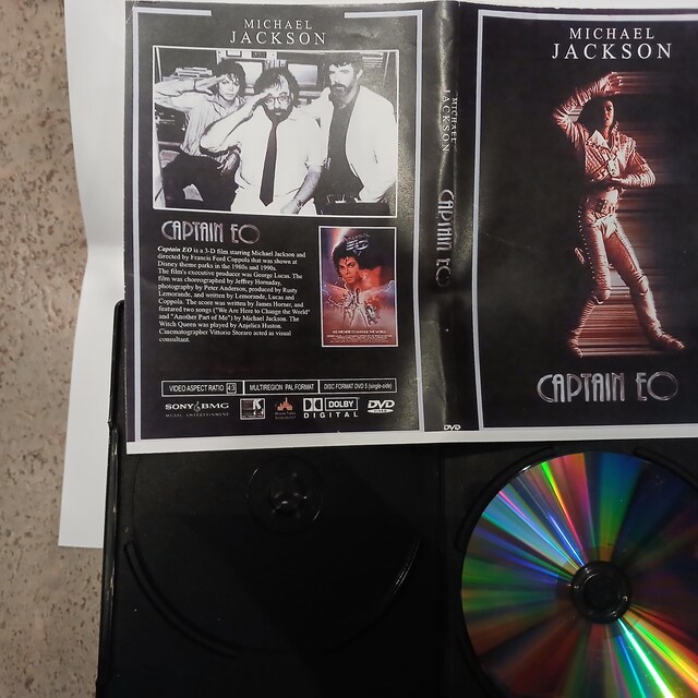 マイケル・ジャクソン キャプテンEOがDVDで登場！ - Etsy 日本
