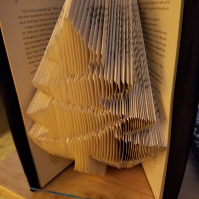Book Folding Pattern CHRISTMAS TREE 424 Pages Tutorial With Simple ...