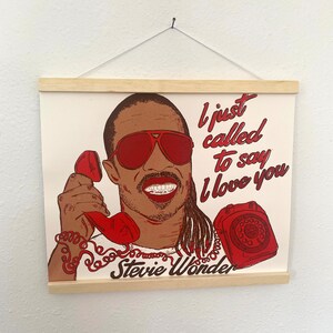 I Just Called to Say I Love You // Silk Screen - Etsy