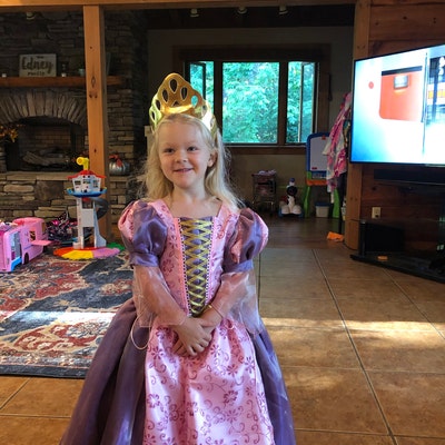 Tangled Rapunzel Dress for Birthday Costume or Photo Shoot Tangled ...