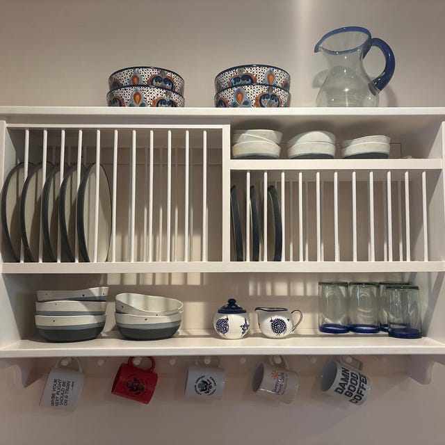 Kitchen Plate Window Plate Rack Shelf For Plates And Cups Kitchen - Main Image