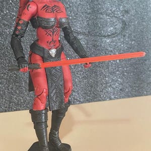 スターウォーズ 6インチ カスタム ボリューム 2 - カスタム交換用ライトセーバー。ブラック