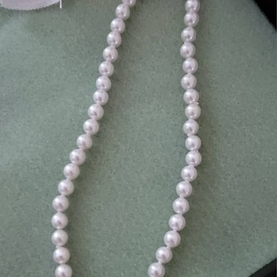 Jackie O Famous Look-a-like 3-row 7-8mm Round AA Pearl Necklace - Etsy