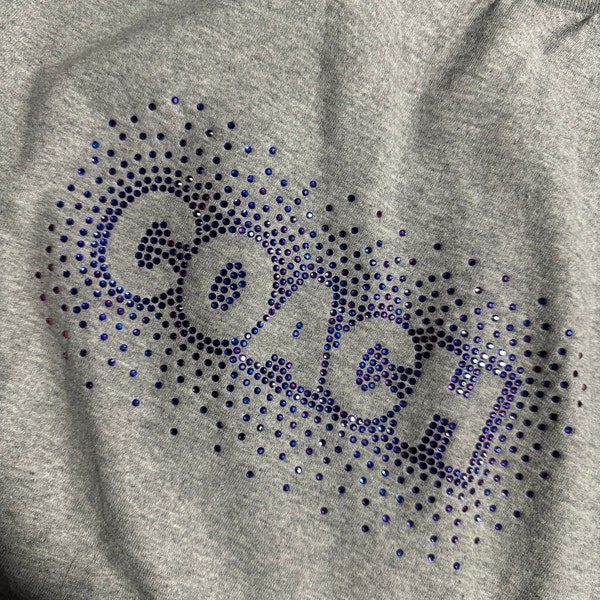 Coach Rhinestone Template SVG, Cheerleader Scattered Spray Bling Shirt ...