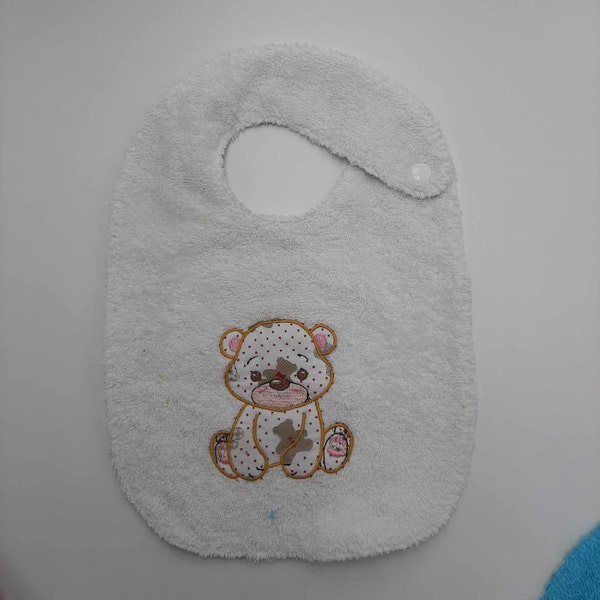 5 Sizes Bear Applique Embroidery Designs, Bear Applique Design ...
