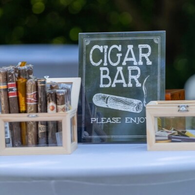 Instant 'CIGAR BAR Please Enjoy Outside' Printable 8x10 or 11X14 ...