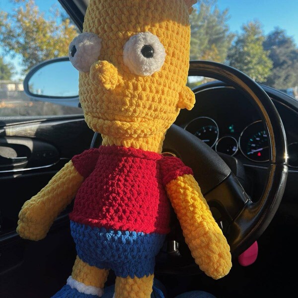 Amigurumi Crochet Pattern : Bart Simpson PDF File - Etsy