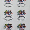Personalised Thank You For Coming To My Party Stickers Party Bag/Cones