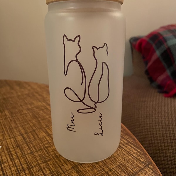 Tiny Cat Overlord Christmas Photo - Personalized Custom Tumbler