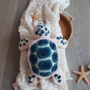 Sea Turtle Crochet Pattern Olivia (PDF) | Realistic Amigurumi