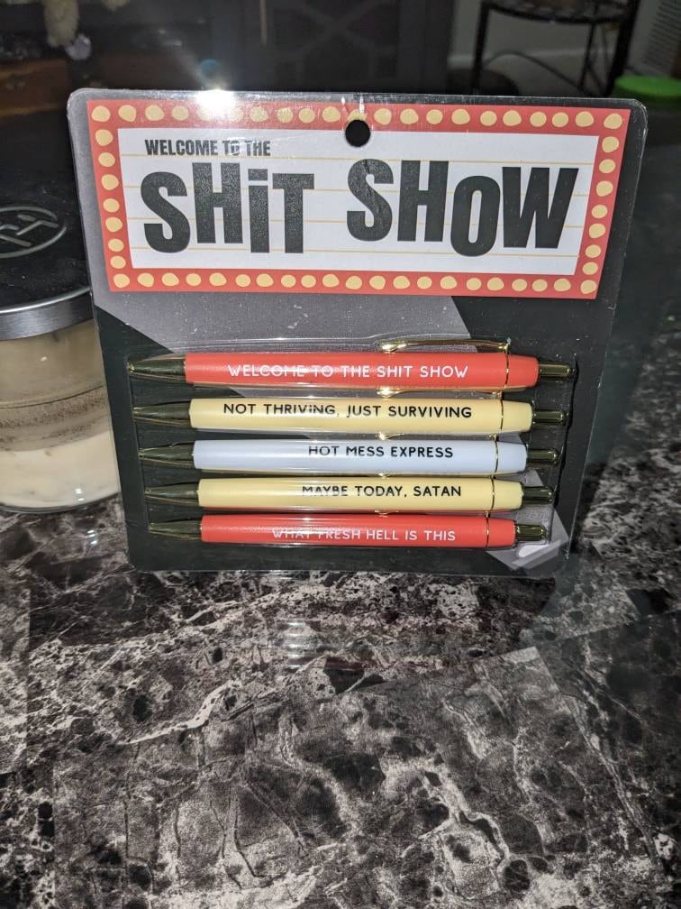 Welcome To The Shit Show Pen Set (funny)