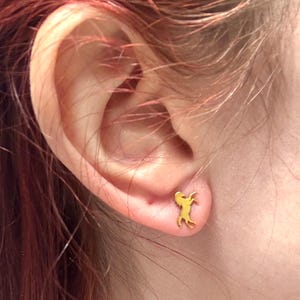 Customer photo, Horse Stud Earrings