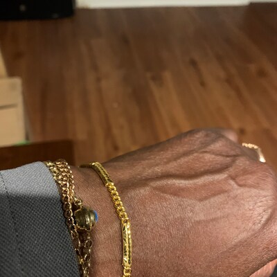 22k Solid Gold Fancy Sandy Balls Necklace 916 Gold - Etsy