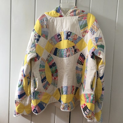 Quilt Hoodie Send Your Quilt to Me, Quilt Hoodie Made From a Quilt You ...