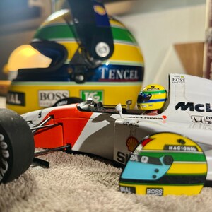 Ayrton Senna 1988 Race Helmet Enamel Pin - Etsy