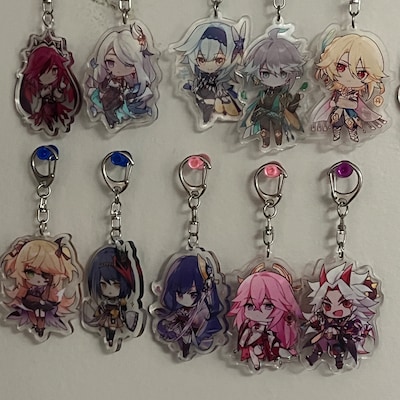 Genshin Keychains New Characters - Etsy