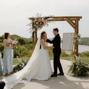 Matthew 19:6 They Are No Longer Two A Cord Of Three Strands Is Not Easily Broken Established Framed Wood Sign Wedding Unity Ceremony Gift