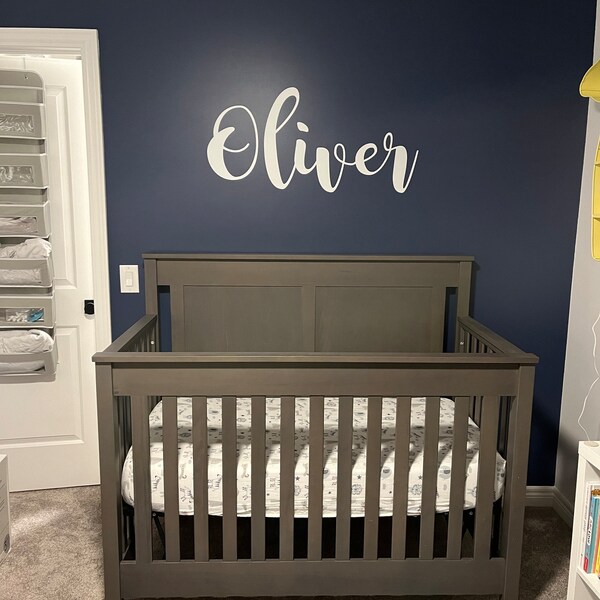 Personalized Name Monogram Wall Sticker - Custom Name Wall Decal - Kids ...