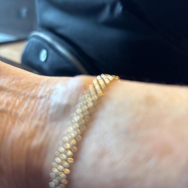 14K Gold Bismarck Chain Bracelet