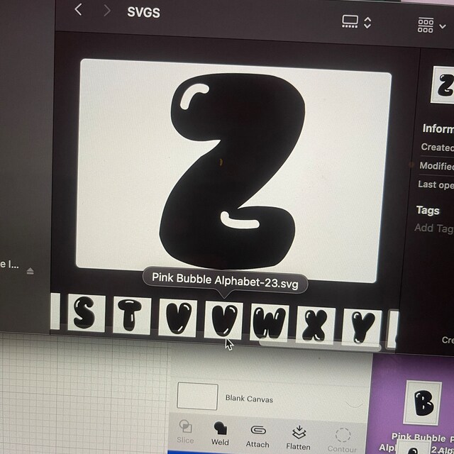 Printable Digital Alphabet Letters, Bubble Letters, Bubble