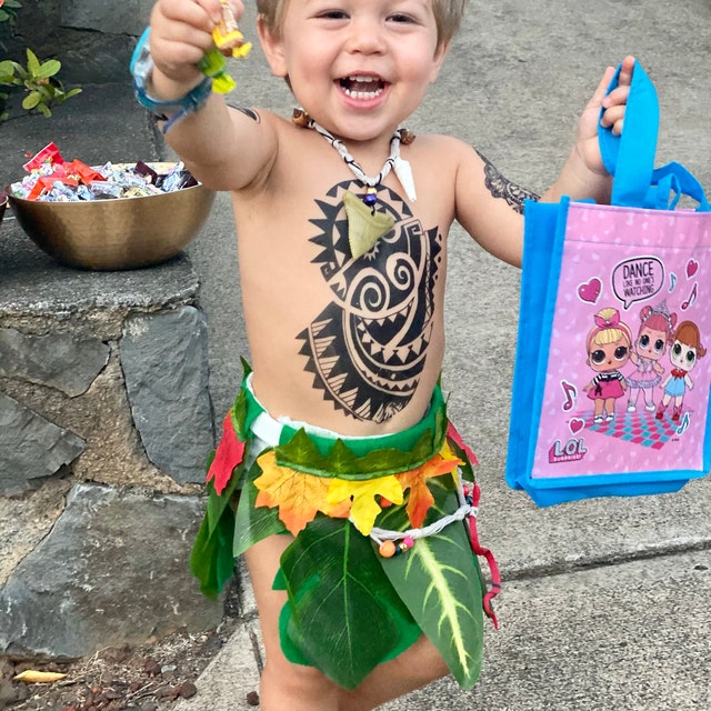 Maui Disney Infant Moana Costume Hawaiian Cosplay Maui Adult 