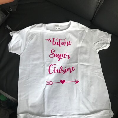 T-shirt "Je Vais être Encore Cousine" - Annonce Grossesse Originale 2026