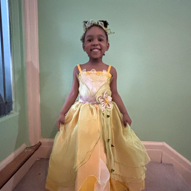 open lace back dress Amazon.com: Disney Princess and the Frog Women's Plus Size Deluxe Tiana  Costume main image 1