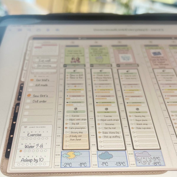 Birthday Party Digital Stickers Boho Stickers Goodnotes Stickers Modern