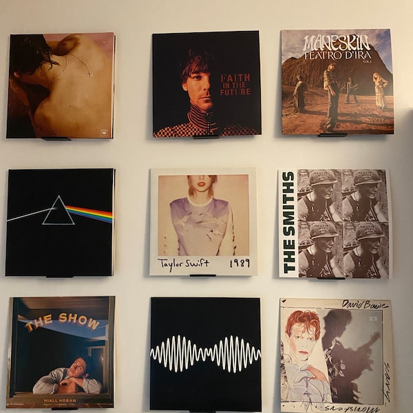 LP Record Holder | Vinyl Record Display | Vinyl Album Wall Mount - Etsy