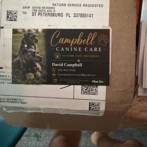 David added a photo of their purchase