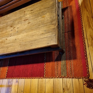 Multi Diamond Chindi Jute Rag Rug Handcrafted Sustainable - Etsy