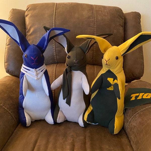 Custom: Velveteen Rabbit - Memory Bunny - Stuffed Animal Keepsake ...