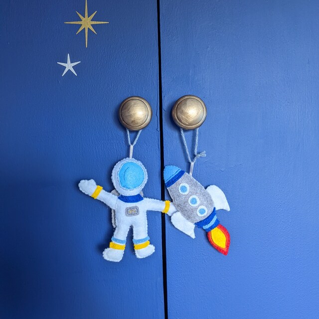 フェルト宇宙飛行士ロケットパターンpdf 宇宙の装飾品 宇宙飛行士