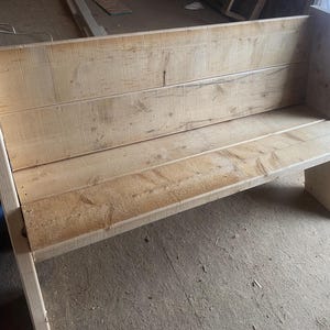 DIY 屋外ベンチの設計図：63インチ x 14インチのガーデンファニチャー