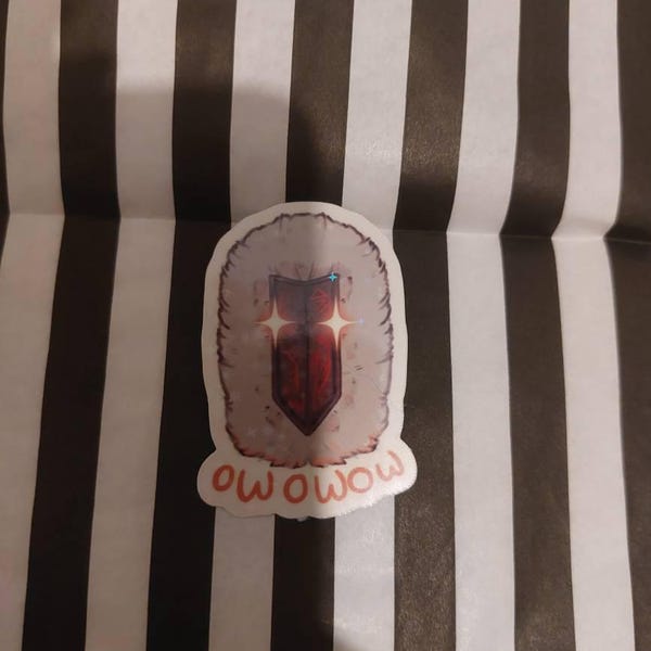 Monoco Owowow Vinyl Sticker | Clair Obscur Expedition 33 Inspired ...