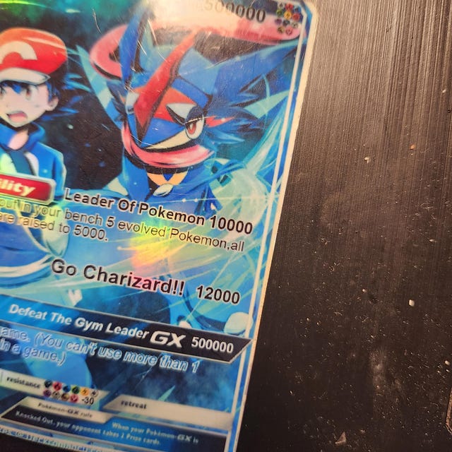 Ash Ketchum Gx Pokemon Card - Etsy