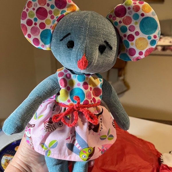 Stuffed Mouse Pattern / Plush Toy Pattern / Animal Pattern / PDF Sewing