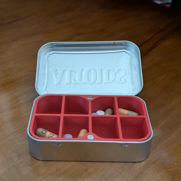 Altoids Tin Pill Storage Insert - Ingenious Design for Organized ...
