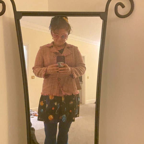 Space Cat Print Women's Skirt main image 0
