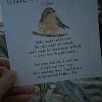 Thinking of You on Mother's Day Card, Sympathy Loss Card for Friend ...